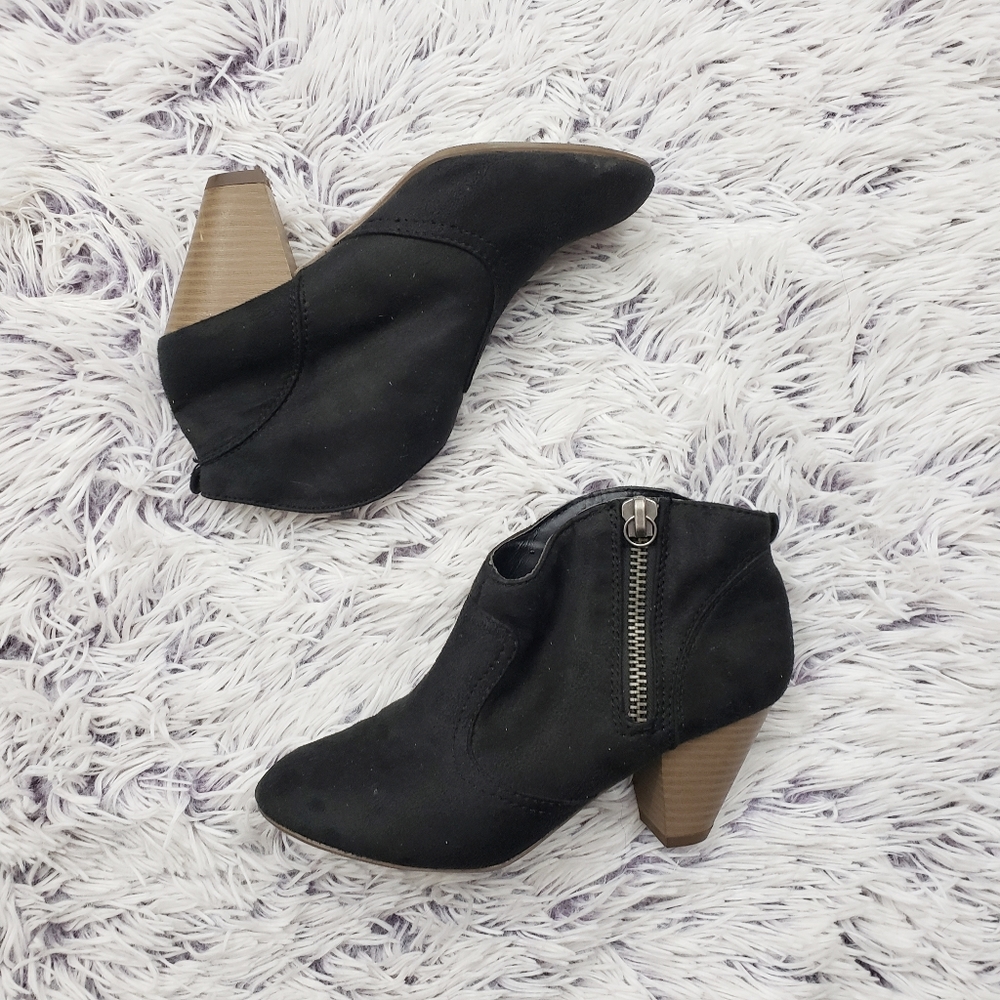 Madden Girl Black Ankle Booties